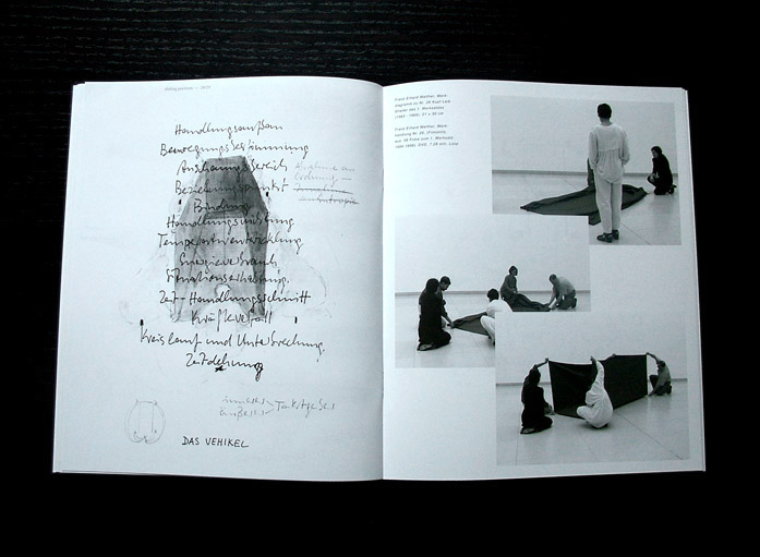Shifting/Positions — Doppelseite, Katalog
